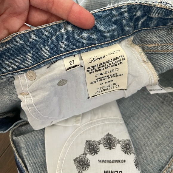 NWT Lovers + Friends Elijah Denim Mini Skirt in Baxter - Picture 5 of 6